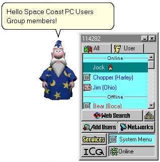 MagicSpell Wizard Merlin with ICQ