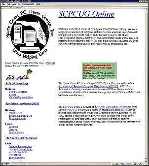 SCPCUG Home Page - Apr 29, 1998