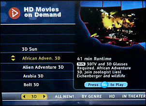 Bright House Cable On Demand 3D Channel